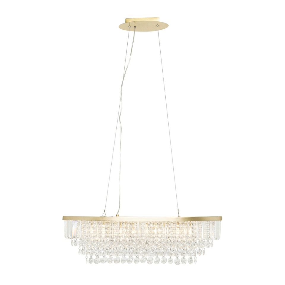 image 1 of BHS Paladina Diner Ceiling Pendant, Satin Brass
