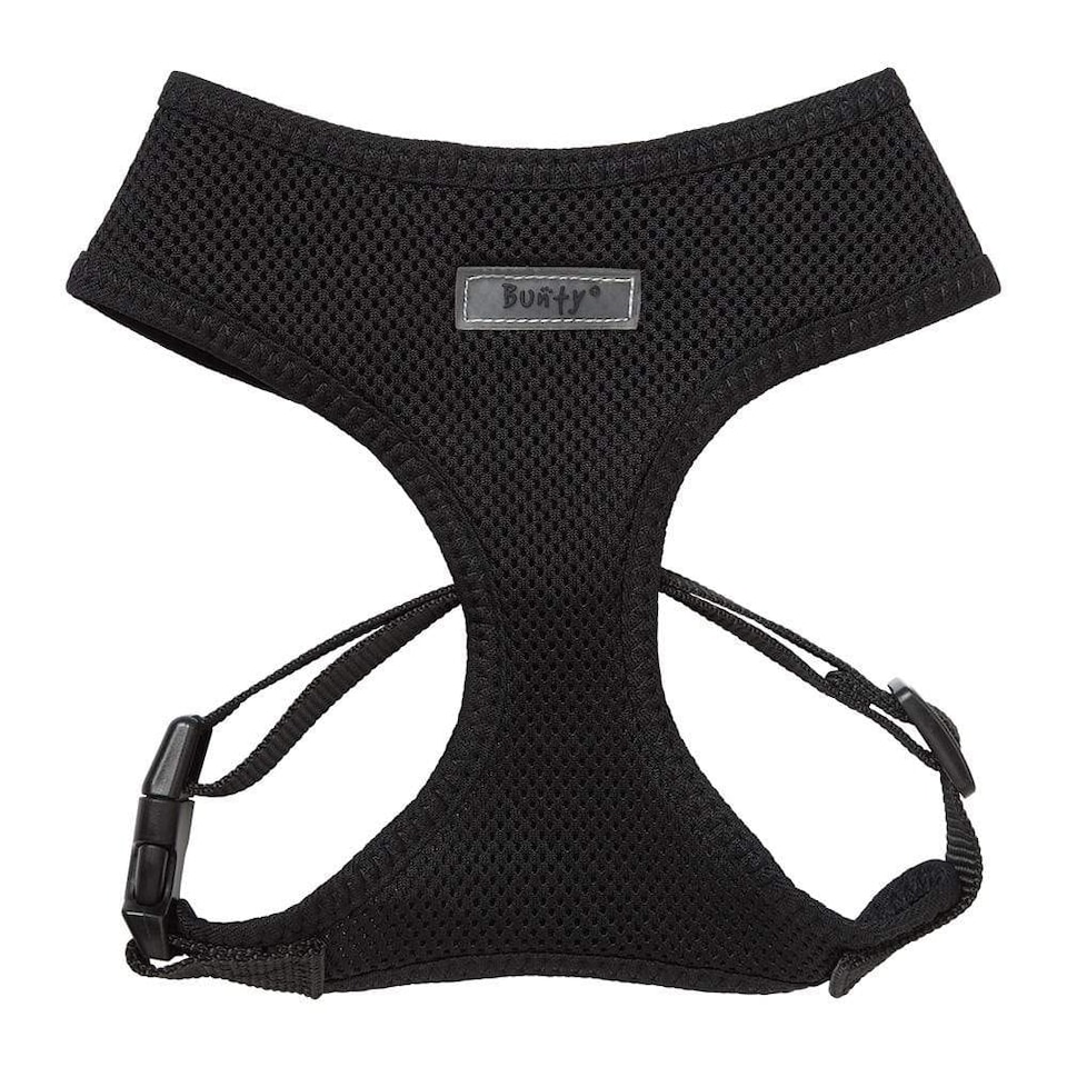 image 1 of Soft Dog & Puppy Harness with Clip, Adjustable Pink | M