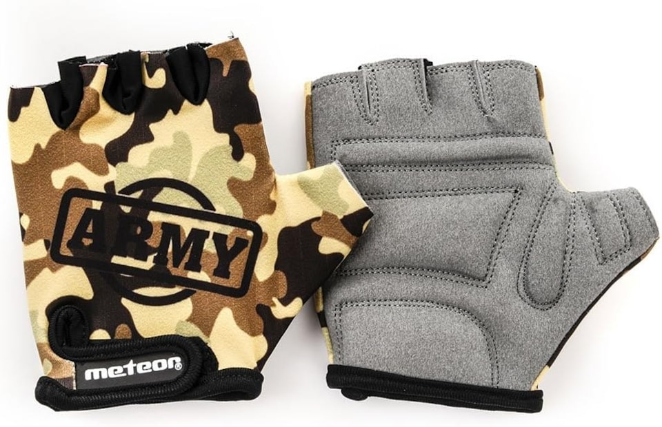 image 1 of Meteor Kids Bike Gloves – Breathable, Non-Slip, Padded for Comfort & Safety | Green | Moro | S