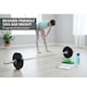 image 5 of Modern Fitness 6ft Olympic Barbell 12kg 1.8m Space-Saving Steel Weightlifting Bar with Spring Collars 28mm Professional Grip