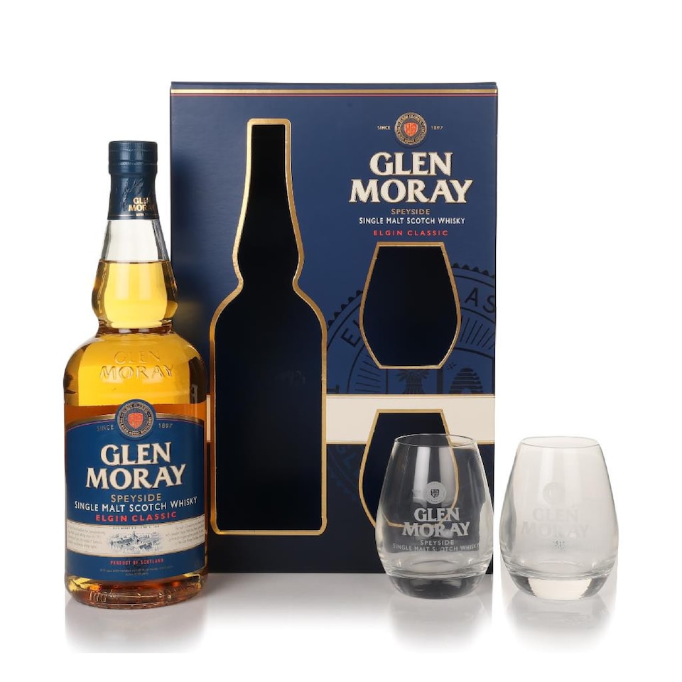 image 1 of Glen Moray - Elgin Classic Single Malt Whisky Glass Pack | Multi | 1