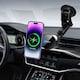 image 3 of Energizer In-Car Magnetic QI Wireless Charger & Airpods Black