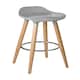 image 1 of Interiors by Premier Abs And Beech Wood Bar Stool, Space-Saver Kitchen Bar Stool, Footrest Barstool Bench