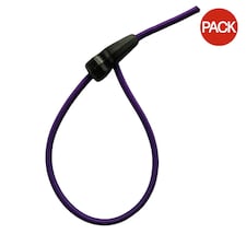 Hoof It Quick-Clip (Pack of 2) - Purple - One Size
