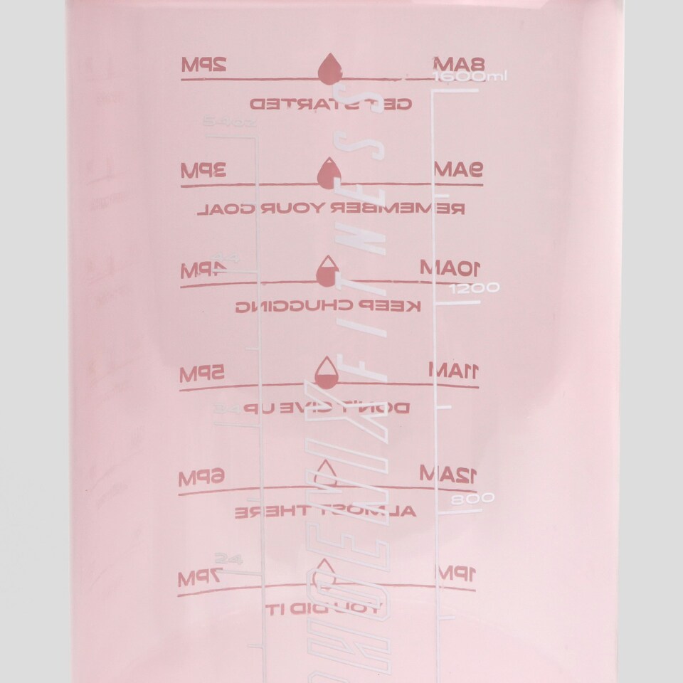 image 1 of Phoenix Fitness Motivational Water Bottle - Pink