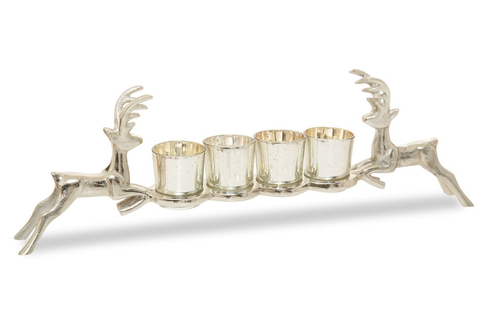 image 1 of Stag 4 Tea Light Holder