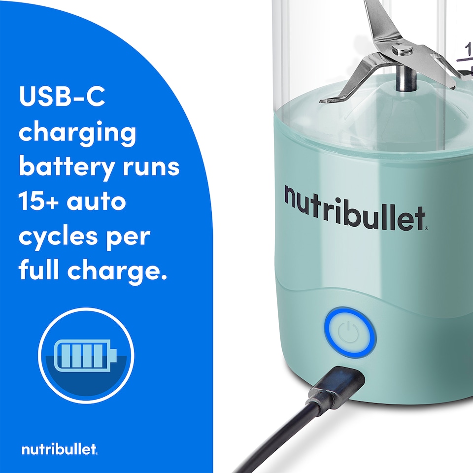 image 1 of nutribullet Portable Blender - Light Blue