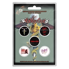 Motley Crue Button Badge Pack: Dr Feelgood - BB026