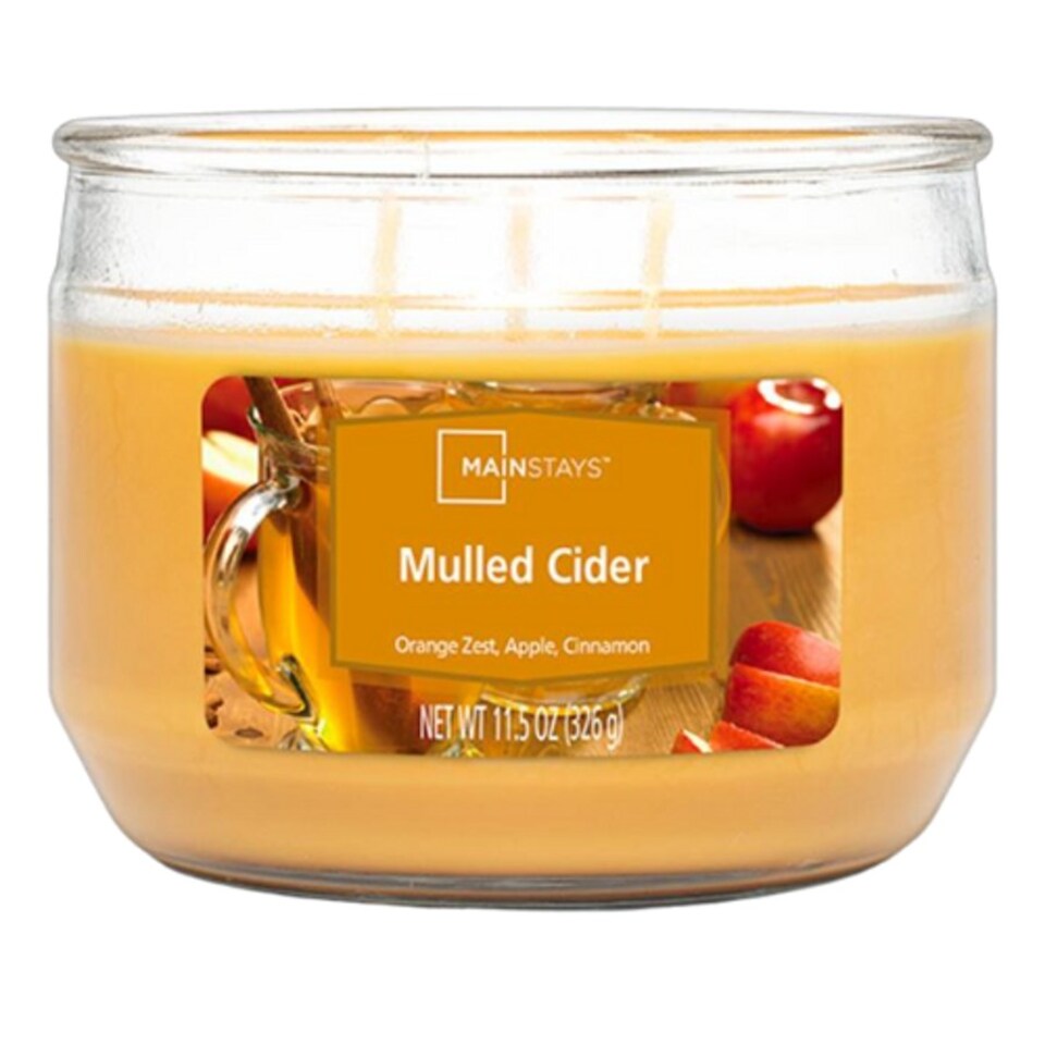 Mainstays Mulled Cider Scented Candle 11.5oz (326g)