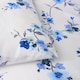 image 2 of Sakura Blossom Soft Easy Care Bed Linen Bedding Duvet Cover Quilt Set With Pillow Cases | Blue | King