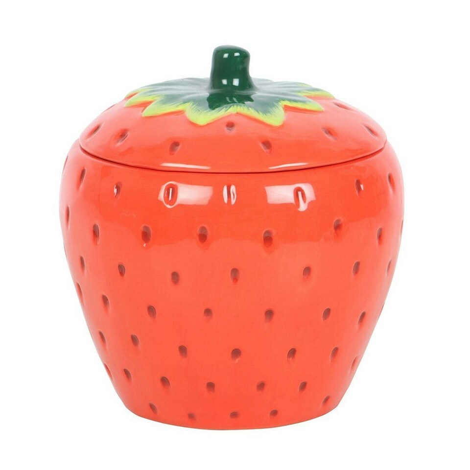image 1 of Something Different Strawberry Oil Burner - Bright Red - One Size