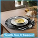 image 4 of Harbour Housewares Rectangle Glass Chopping Board - 40 x 30cm - Black Marble | Black | Black Marble