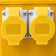 image 7 of 3.3KVA Site Transformer 110V Twin Outlet 16 AMP KVA 3.3 | Yellow