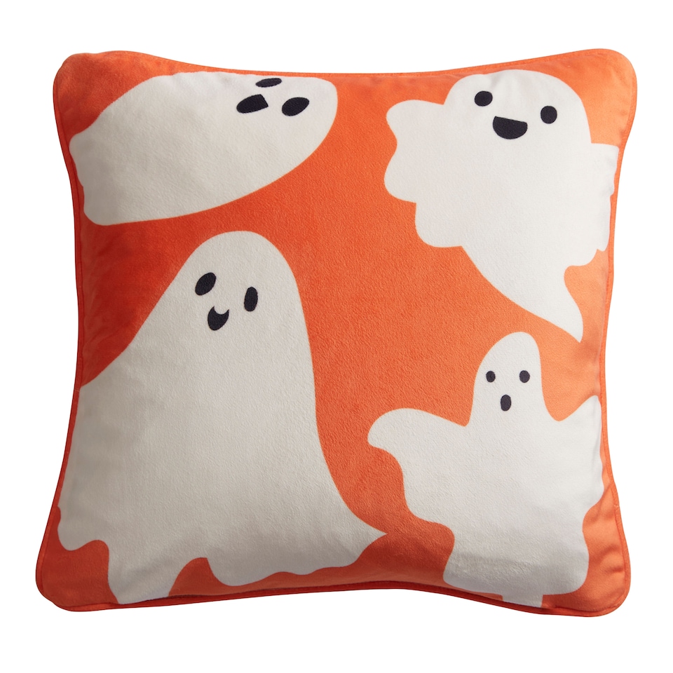 image 1 of Bedlam Spooky Ghost Filled Cushion Grey