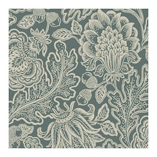 Belgravia Fernhurst Trail Floral Wallpaper - Green - 10m x 53cm Green