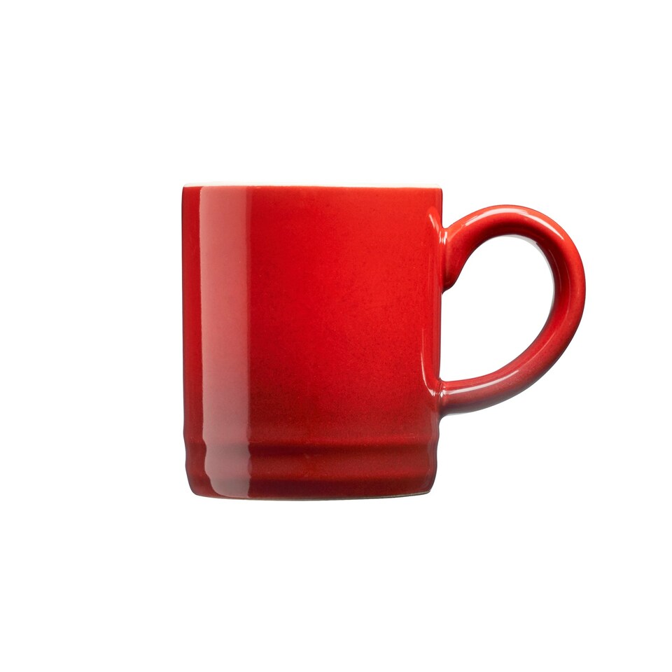image 1 of Cooks Professional 4pc Espresso Cup Set - Stoneware Mini Mugs - 100ml | Red | Red