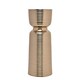 image 2 of Hestia Gold Pillar Candle Holder - Medium Gold