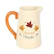 image 1 of Something Different Autumn Magic Ceramic Flower Jug - White/Orange - One Size
