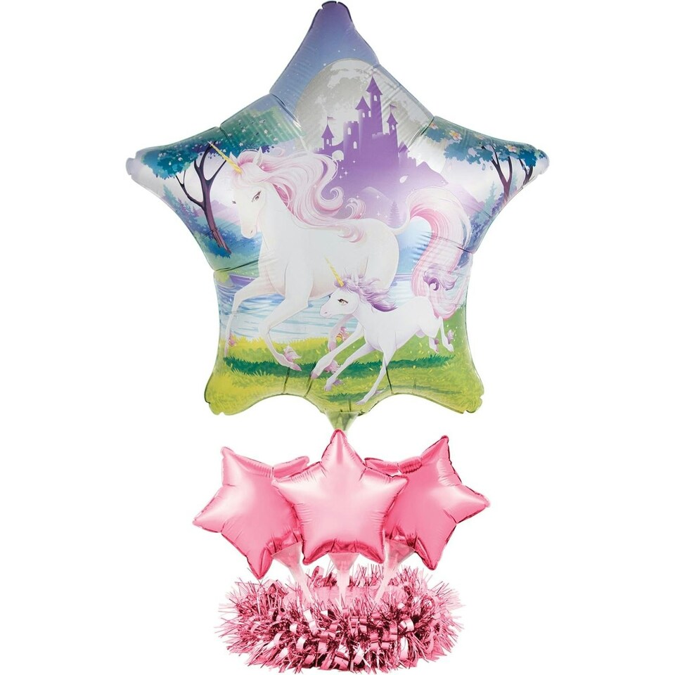 Creative Converting Unicorn Party Centrepiece Set - Multicoloured - One Size