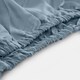 image 2 of OHS Plain Fitted Bed 25cm Deep Elasticated Sheet, Single - Blue