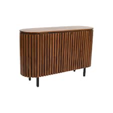 Osburn Mango Wood 2 Doors Sideboard Brown