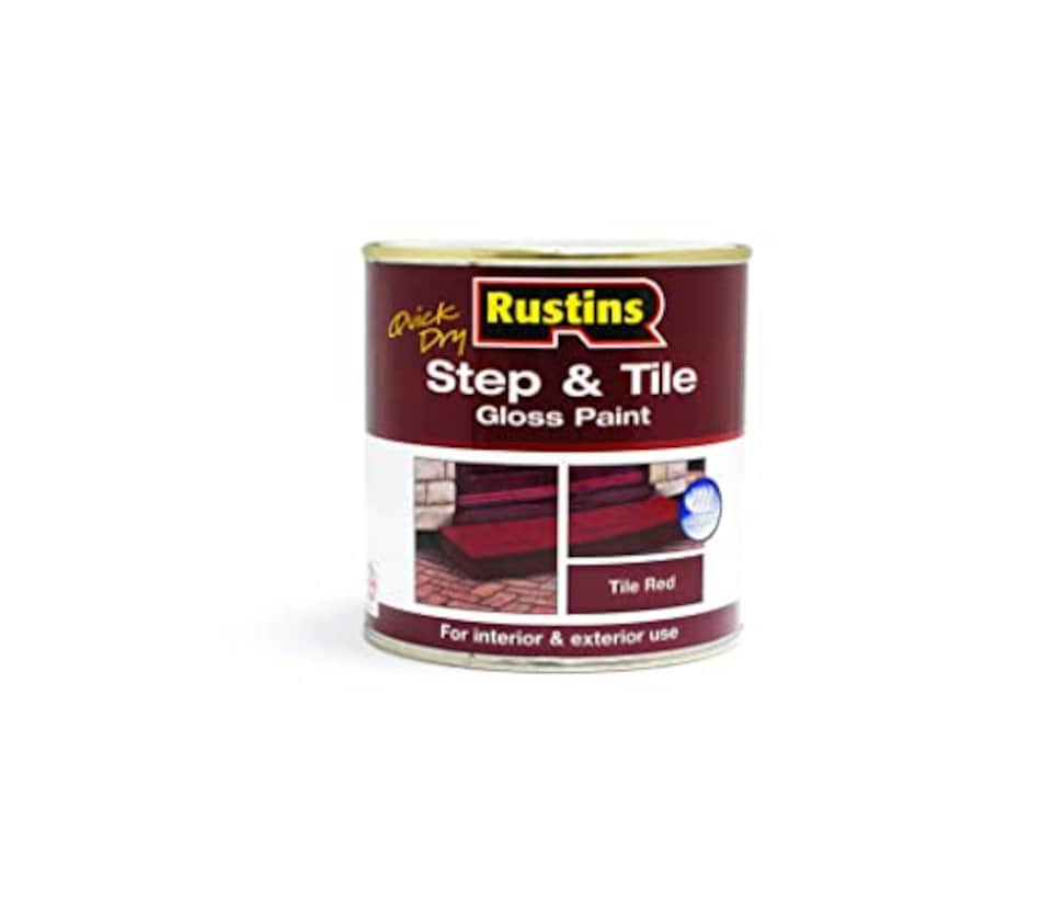 image 1 of Rustins Quick Dry Step & Tile Paint Gloss Red 2.5L - STRDW2500