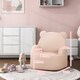 image 7 of AIYAPLAY Kids Armchair, Bear Shaped Toddler Sofa Chair for Bedroom - Pink