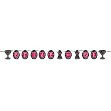 Bridal Bash Ribbon Jointed Letter Banner - 1.67m / 167cm