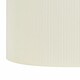 image 4 of Set of 2 Romana - Brushed Chrome Touch Operated Table Lamps Bedside Lights White Pleated Shade Silver | White