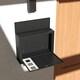 image 6 of HOMCOM Wall Mounted Letterbox Mailbox with Windows and Keys Easy to Install Black