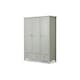 image 1 of Premier Dove Grey 3 Door Combination Wardrobe