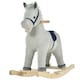 image 8 of HOMCOM Children's Rocking Horse Ride-On Sound Wood Base Handlebars 36-72 Months