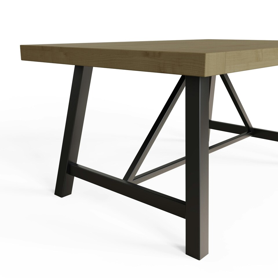 image 1 of Lowry 1.6m Dining Table Driftwood Lacquered Solid Reclaimed Pine Brown