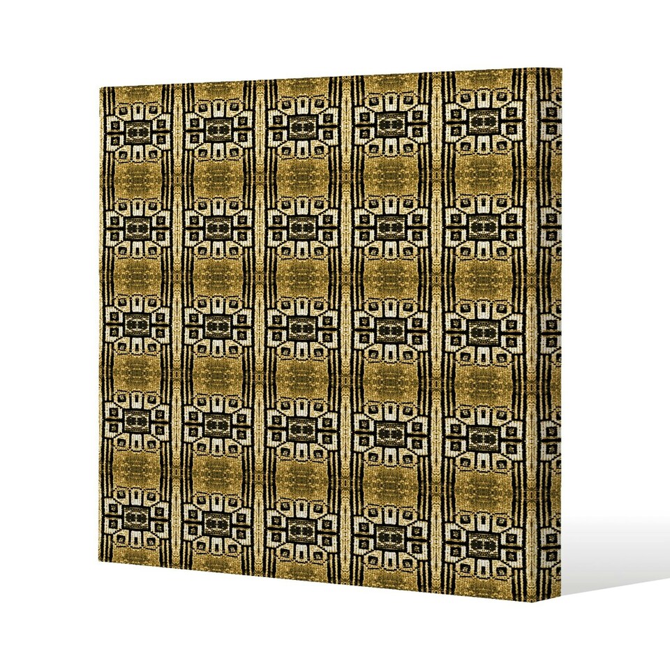 image 1 of Portuguese Ethnic Tiles Azulejos (Canvas Print) 90 x 90 x 4cm