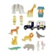 image 3 of Floss & Rock Kids Jungle Zoo Playset 15pcs