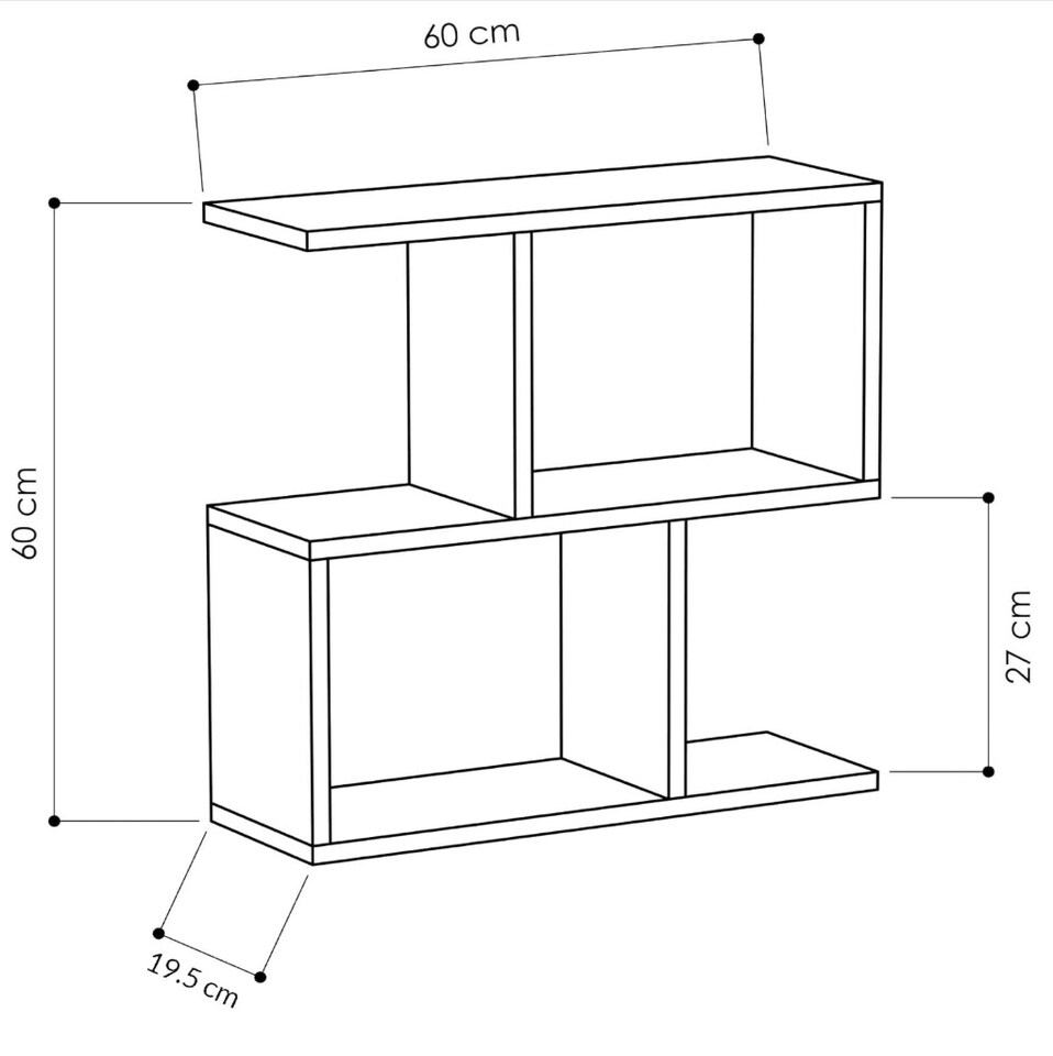 image 1 of Shelving unit Shefa Line Eden 60 White