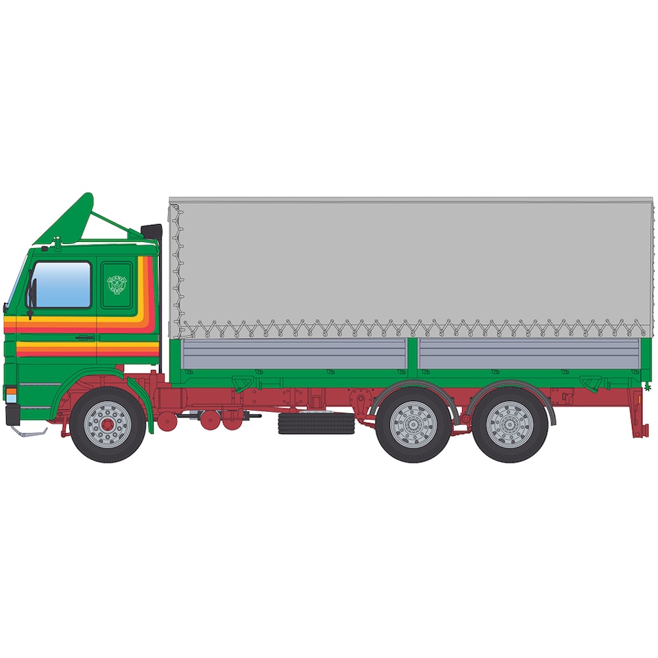 image 1 of Italeri Scania 142H 6x2 Canvas Truck Model Kit Scale 1-24