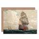 image 1 of Seascape Naval Diemer Ship At Sea Art Card