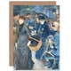 image 1 of Renoir The Umbrellas Paris Crowd Old Master Painting Greeting Card