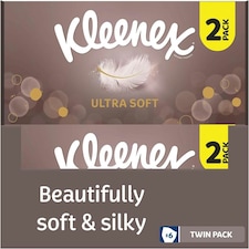 Kleenex Ultra Soft Facial Tissues - Pack of 12 Boxes - Our Softest Tissue - Supremely Soft and Silky Designed with Luxury in Mind