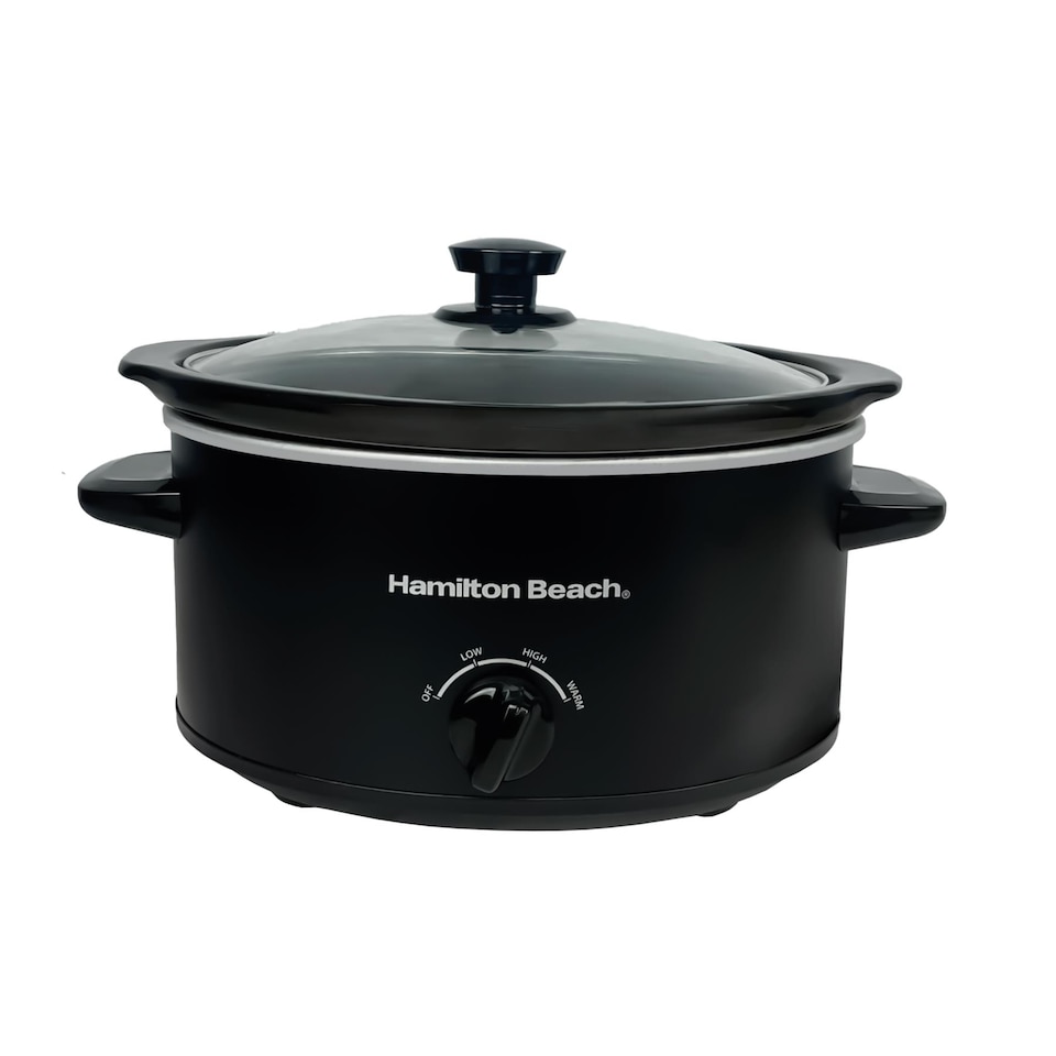 image 1 of Hamilton Beach 'The Comfort Cook' 3.5L Black Slow Cooker