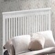 image 4 of 3ft Single White Shaker Wood Wooden Bed Frame Bedstead High Foot End