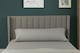 image 2 of Bolster Support Pillow Pillowcase Plain Dyed Pillow Linen Easy Care | Silver