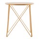 image 1 of Shalimar Round Marble Top Side Table Gold