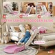 image 3 of AIYAPLAY Kids Slide for Bed, Sofa, Easy to Assemble, Pink