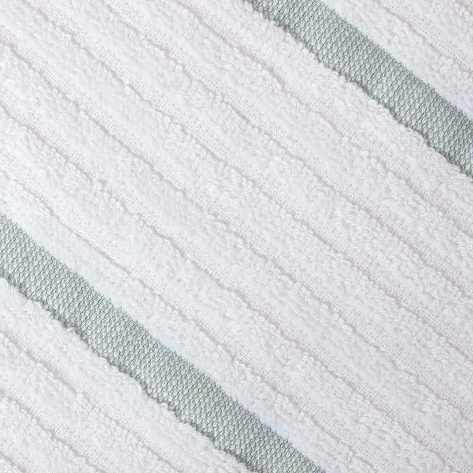 image 1 of Homescapes Sage Green Cotton Tea Towel Set of Two | Green | One size | 2