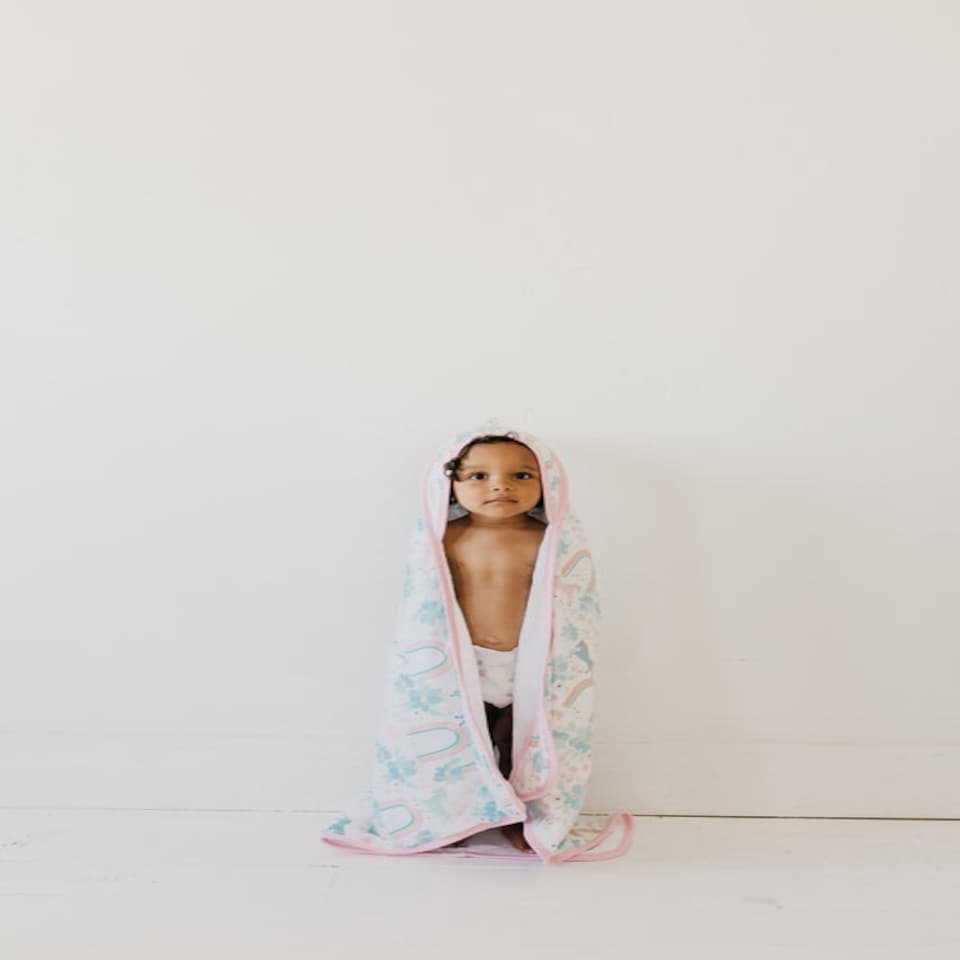 image 1 of Copper Pearl Premium Knit Hooded Towel Whimsy
