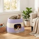 image 4 of Dog Cat Pet Home Kitten Kennel Animal Shelter Weatherproof Indoor Outdoor House | Multi | Lilac | 1