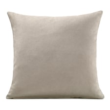 Plain Chenille Velvet 45cm x 45cm Taupe Cushion Set of 4 | Cream | 45cm x 45cm x 10cm | 4