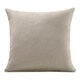 image 1 of Plain Chenille Velvet 45cm x 45cm Taupe Cushion Set of 4 | Cream | 45cm x 45cm x 10cm | 4